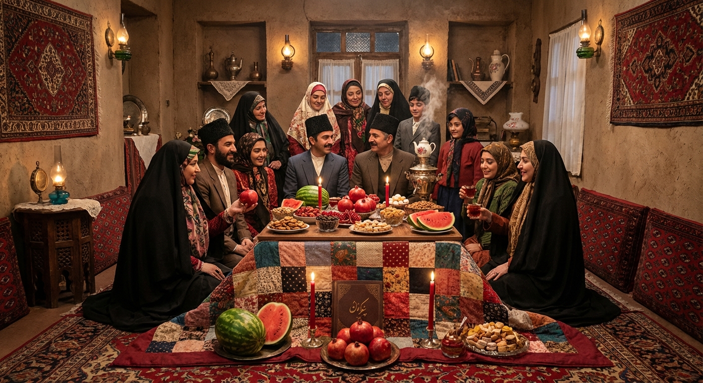 یلدا چیست؟ همه چیز درباره طولانیترین شب سال 1 شب یلدا ایرانی